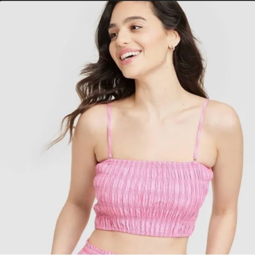 Slim fit tiny tank top in Pink -A New Day
